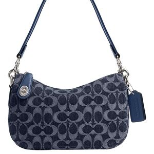 NEW Coach Swinger Bag 20in Signature Denim (Retail $250)